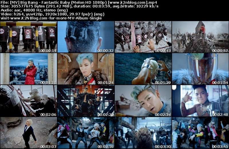 [MV] Big Bang - Fantastic Baby (Melon HD 1080p)