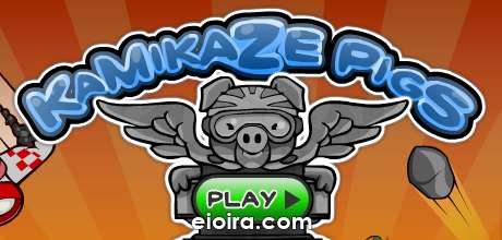 Kamikaze Pigs Game Logo